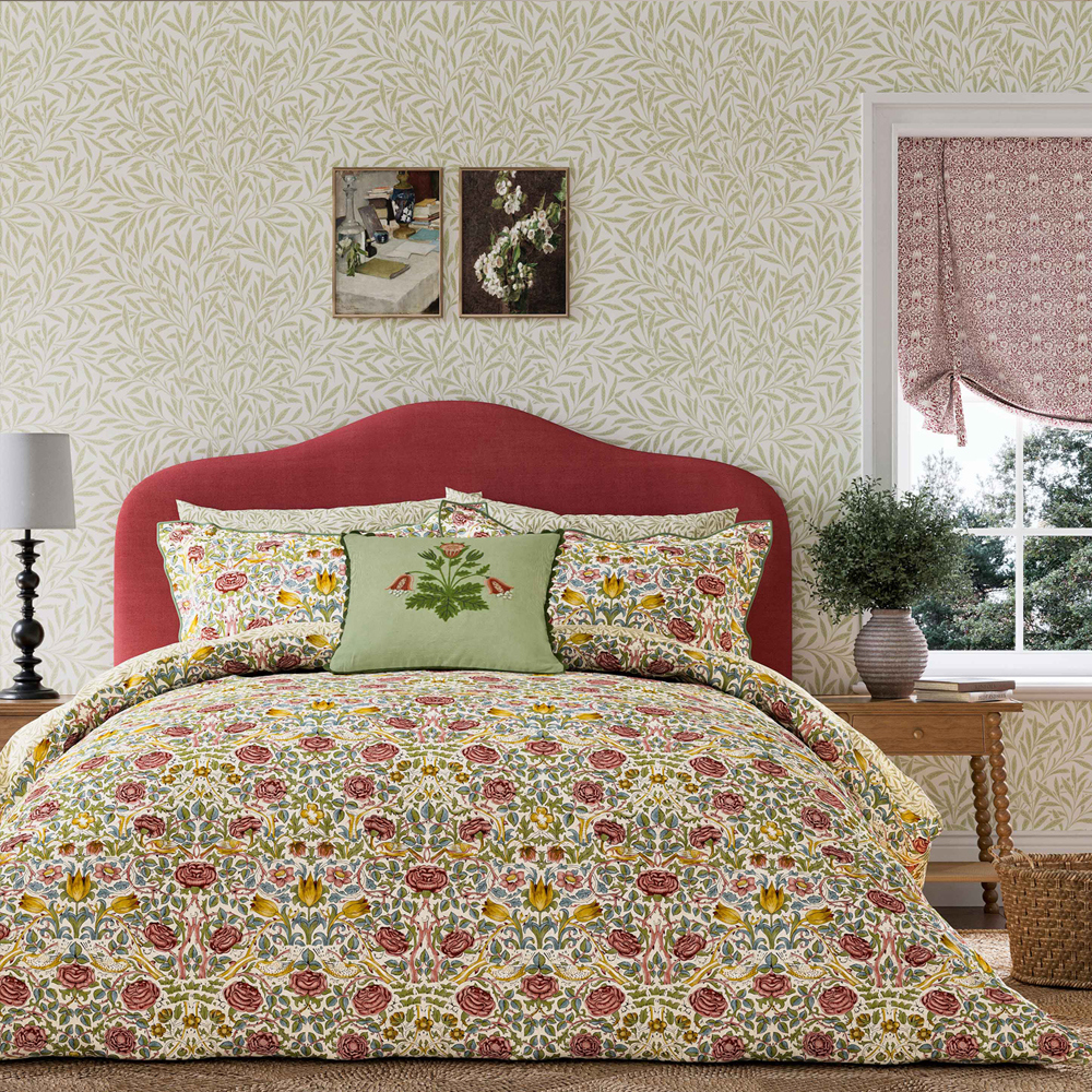 Morris & Co X Emery Walker Rose Duvet Cover Set